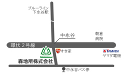 【森地所】ブルーライン下永谷駅、中永谷交差点前