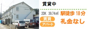 港南区下永谷5丁目　賃貸アパート
